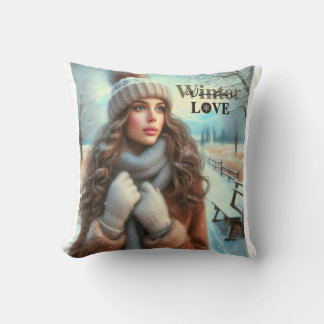 Cojín Decorativo Me encanta el invierno