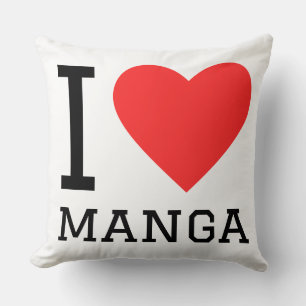 Cojín Decorativo Me encanta el manga 