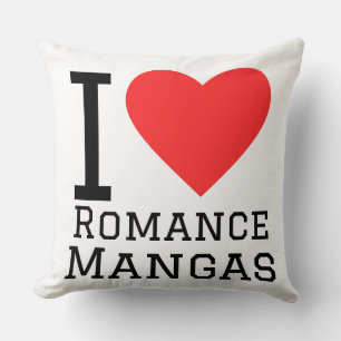 Cojín Decorativo Me encanta el manga romántico