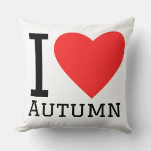 Cojín Decorativo Me encanta el otoño 