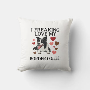 Cojín Decorativo Me Encanta el Perro Border Collie_1