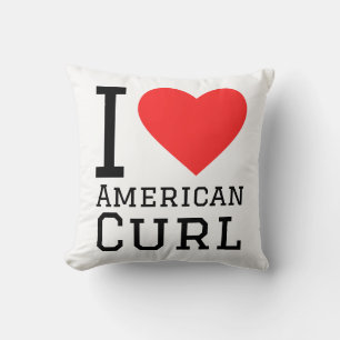 Cojín Decorativo Me encanta el rizo americano