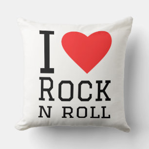 Cojín Decorativo Me encanta el rock and roll