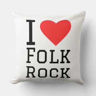 Cojín Decorativo Me encanta el rock folclórico