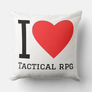 Cojín Decorativo Me encanta el rpg táctico