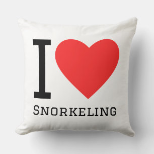 Cojín Decorativo Me encanta el snorkel