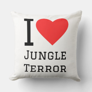 Cojín Decorativo Me encanta el terror de la jungla