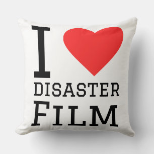 Cojín Decorativo Me encanta la película de desastres