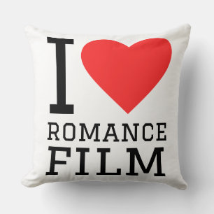 Cojín Decorativo Me encanta la película romántica
