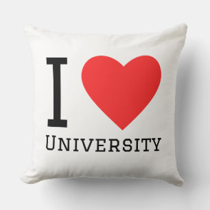 Cojín Decorativo Me encanta la universidad