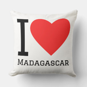 Cojín Decorativo Me encanta Madagascar 