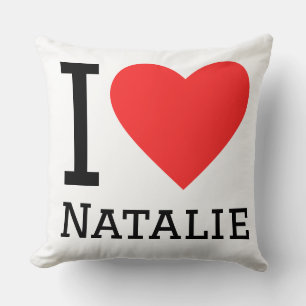 Cojín Decorativo Me encanta Natalie 