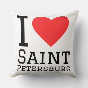 Cojín Decorativo Me encanta San Petersburgo 