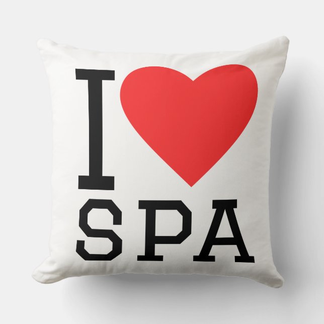 Cojín Decorativo Me encanta spa  (Anverso)