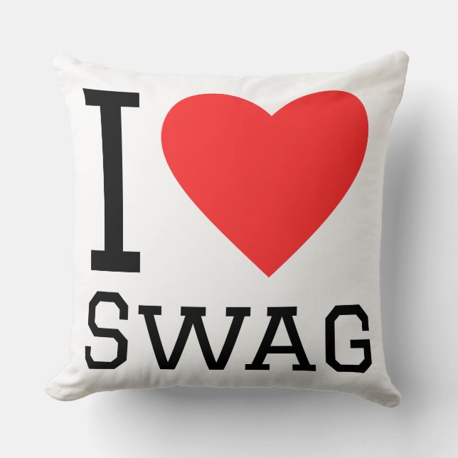 Cojín Decorativo Me encanta swag (Anverso)