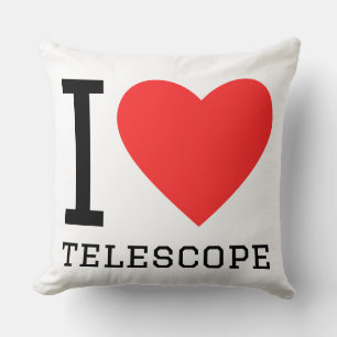 Cojín Decorativo Me encanta telescopio