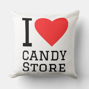 Cojín Decorativo Me encanta tienda de dulces