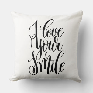 Cojín Decorativo Me encanta tu sonrisa