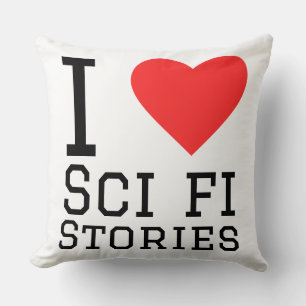 Cojín Decorativo Me encantan las historias de ciencia ficción