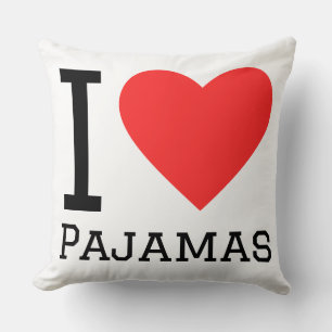Cojín Decorativo Me encantan las pijamas