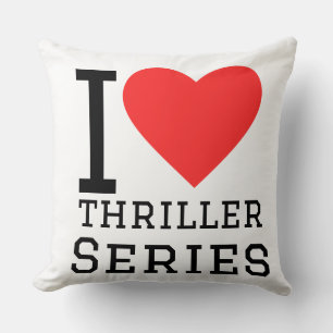 Cojín Decorativo Me encantan las series de suspense