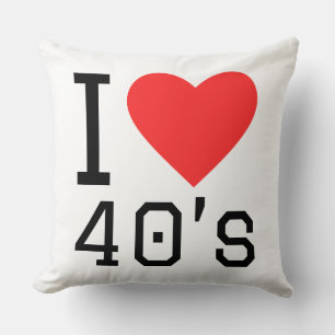 Cojín Decorativo Me encantan los 40