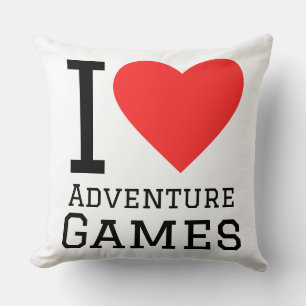 Cojín Decorativo Me encantan los juegos de aventuras