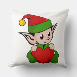 COJÍN DECORATIVO "ME ENCANTAN LOS NAVIDADES" ELF