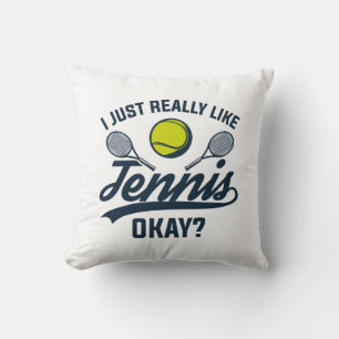 Cojín Decorativo Me Gusta El Tenis.