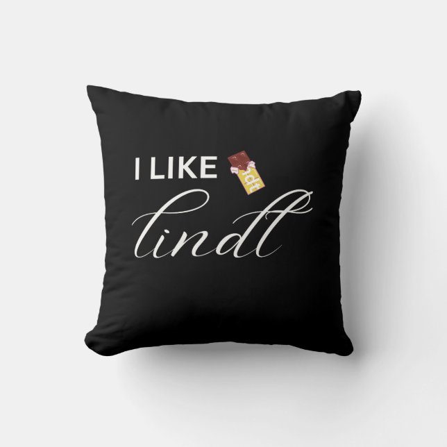 Cojín Decorativo me gusta lindt (Anverso)
