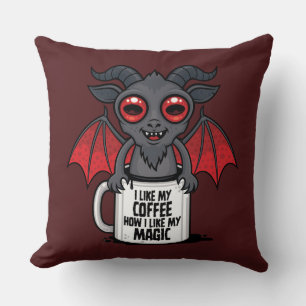 Cojín Decorativo Me Gusta Mi Café Como Me Gusta Mi Magia