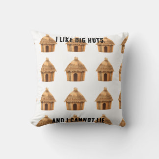 Cojín Decorativo Me gustan las cabañas grandes y no puedo mentir