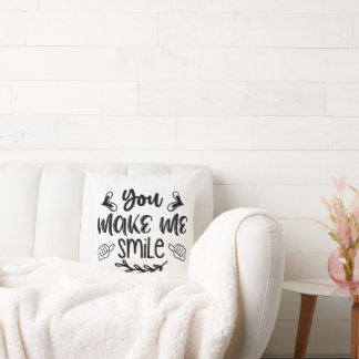 Cojín Decorativo Me Haces Sonreír