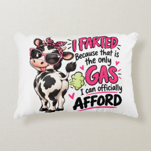 Cojín Decorativo Me Meé Porque Es el Único Gas que Me Puedo Permiti