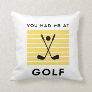 Cojín Decorativo Me tenías en el golf