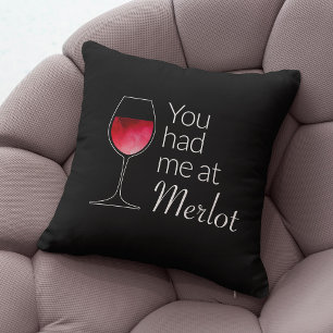 Cojín Decorativo Me tenías en Merlot Wine