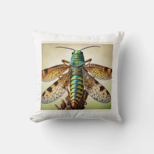 Cojín Decorativo Meadow Grasshopper 250624IREF122 - Watercolor