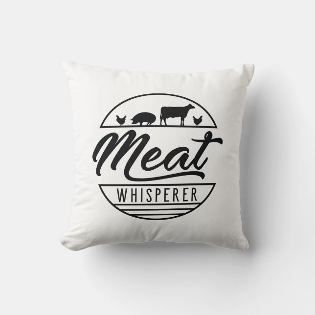 Cojín Decorativo Meat Whisperer (Anverso)