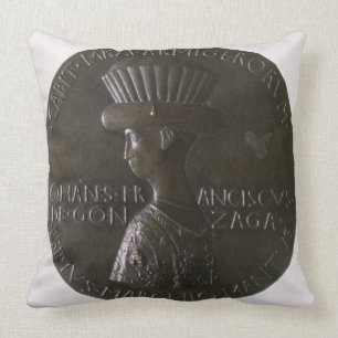 Cojín Decorativo Medalla del retrato que representa Gianfrancesco