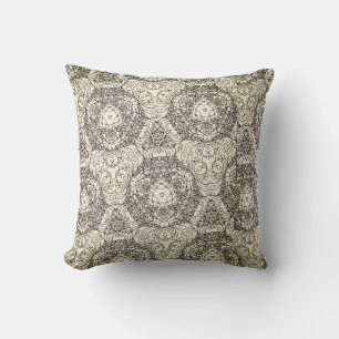 Cojín Decorativo Medallion Beige Taupe Modern