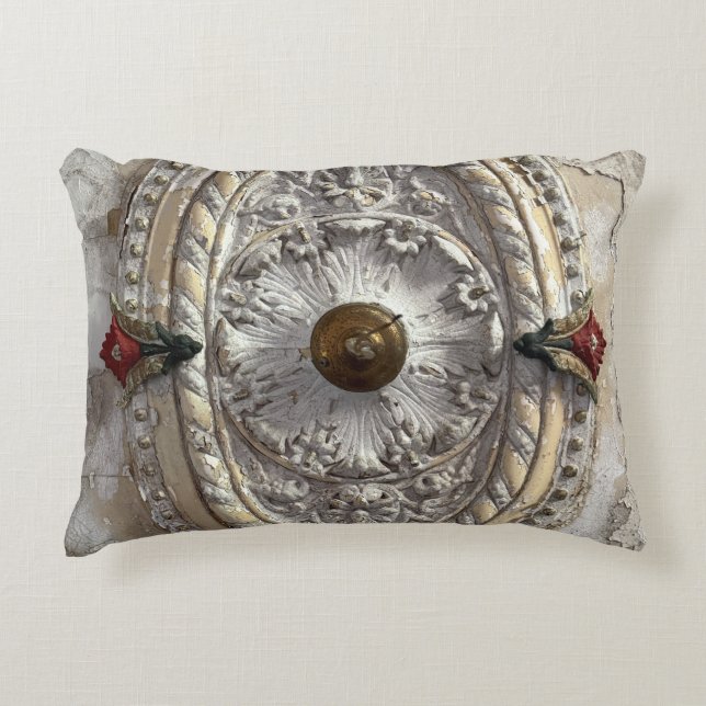 Cojín Decorativo Medallón de techo (Anverso)