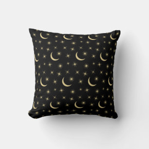 Cojín Decorativo Media Luna Estrellas Universo Espacio Amante Astro
