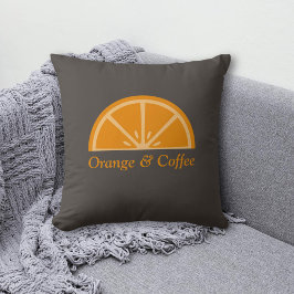Cojín Decorativo Media Slice naranja
