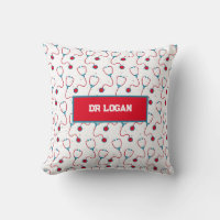 Médica nombre personalizado estetoscopio regalo mé