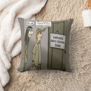 Cojín Decorativo Medicamento de prueba de empleados