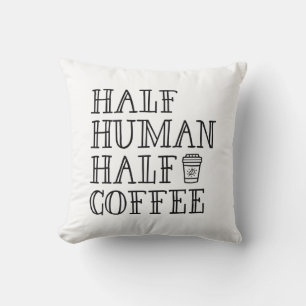 Cojín Decorativo Medio café humano