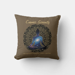Cojín Decorativo Meditación de Serenidad Cósmica – Mandala de la Ga