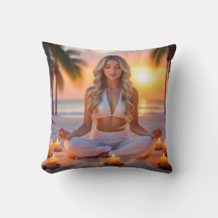 COJÍN DECORATIVO MEDITACIÓN - YOGA - BIENESTAR - CARPE DIEM