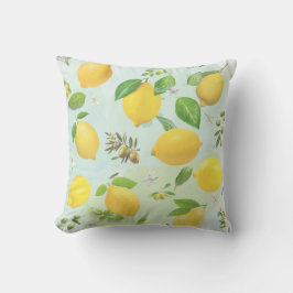 Cojín decorativo mediterráneo de cocina con leones