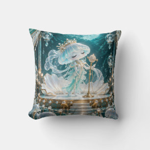 Cojín Decorativo Medusa Luna Teal Teatro Perla